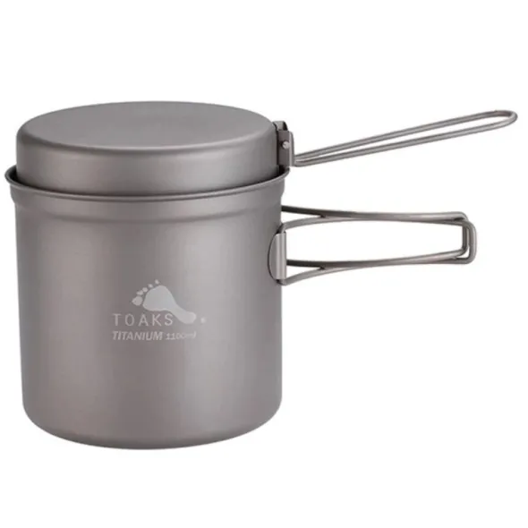 Popote et poêle en titane Toaks - 1,1 L