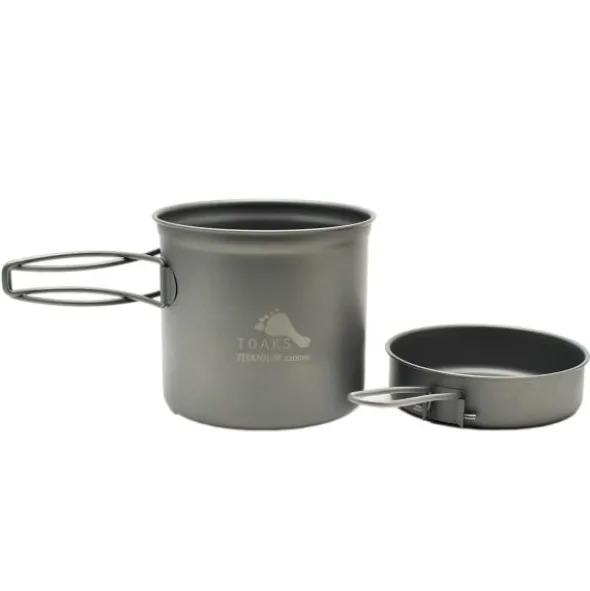 Popote et poêle en titane Toaks - 1,1 L