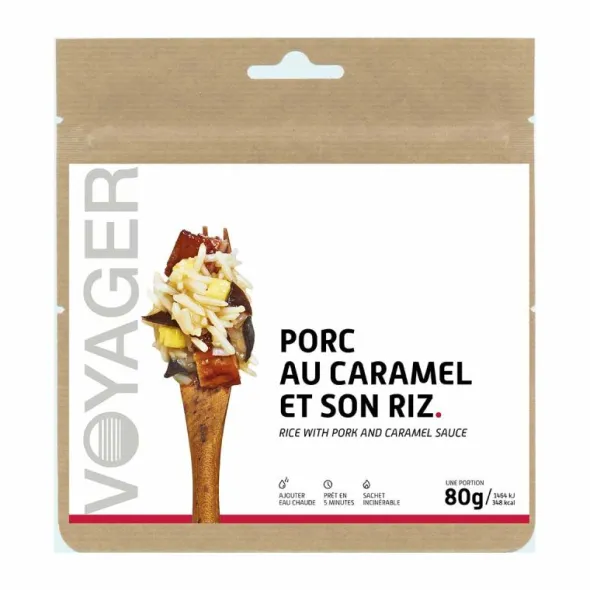 Porc au caramel et son riz