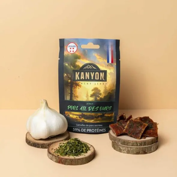Pork Jerky Kanyon - Porc Ail des ours - 25 g