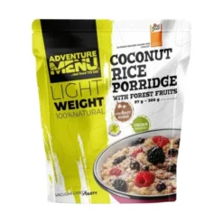 Porridge de riz à la noix de coco et aux fruits des bois
