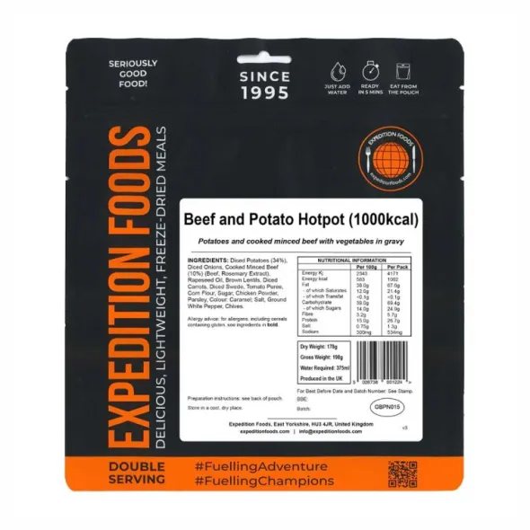 Potée de boeuf et de pommes de terre - Double portion