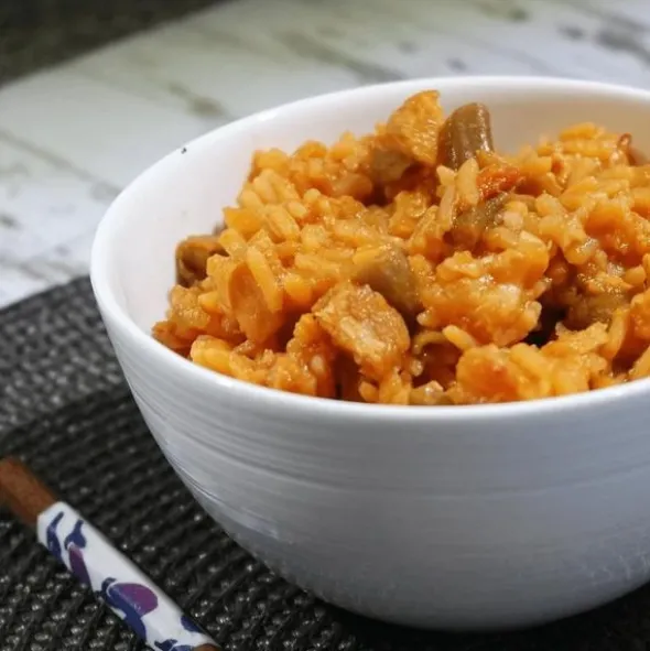 Poulet aigre doux et riz - 25 ans