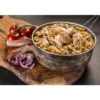 Poulet au riz complet avec son lard - Autochauffant