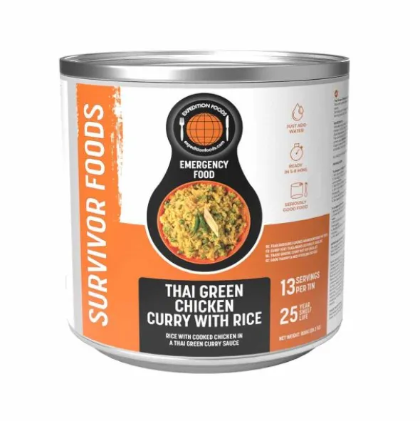 Poulet thaï au curry vert et son riz - 25 ans
