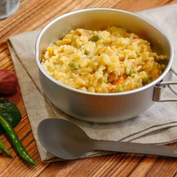 Poulet Thai au curry vert et son riz - Grand format