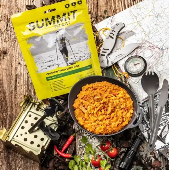 Poulet tikka et riz