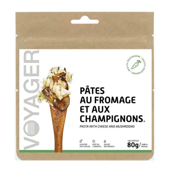 Pâtes au fromage et aux champignons
