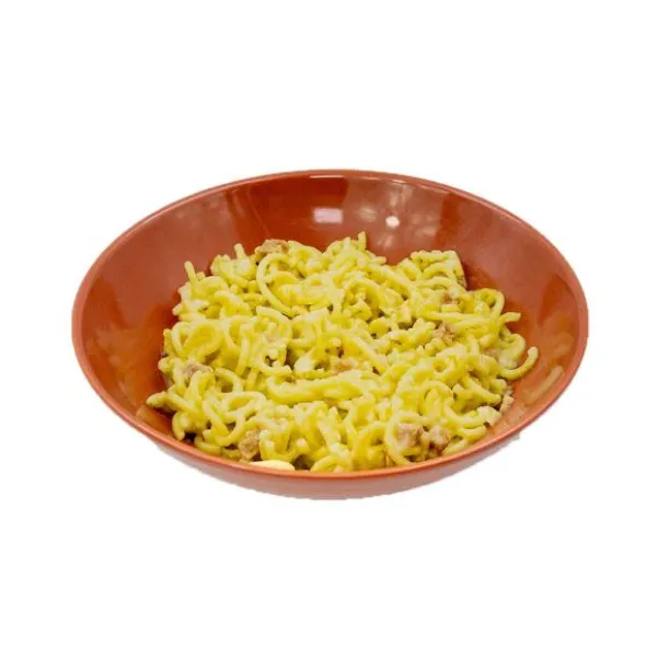Pâtes carbonara du bivouac