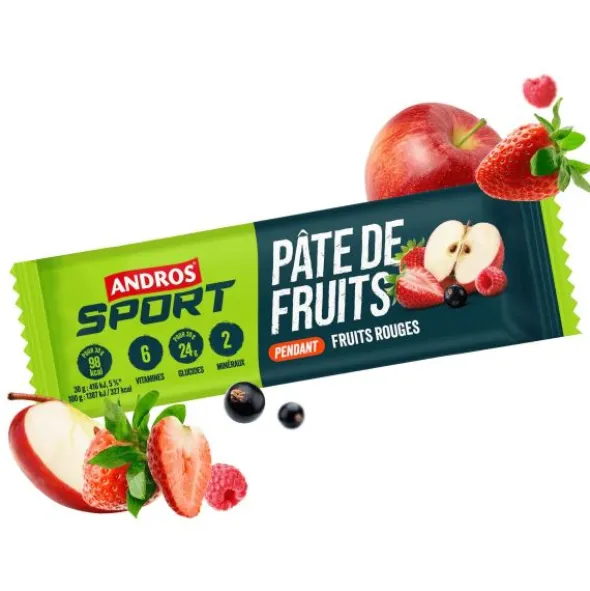 Pâtes de fruits Andros Sport - Fruits rouges