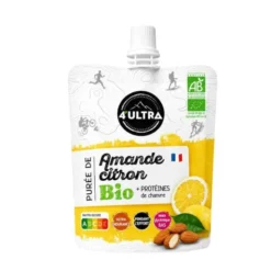 Purée énergétique bio 4ultra - Amande, citron