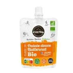 Purée énergétique salée bio 4ultra - Patate douce, butternut