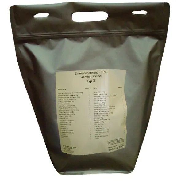 Ration lyophilisée Tactical - Menu 2 - 3000 Kcal