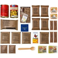 Ration militaire - Menu A Halal - 3000 Kcal