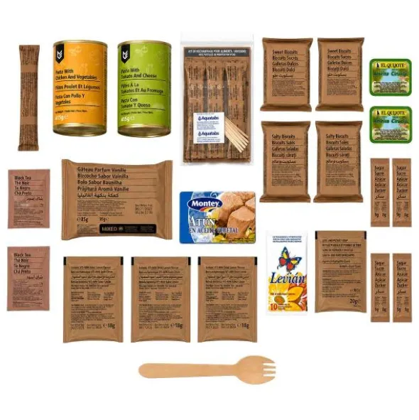 Ration militaire - Menu B Halal - 3000 Kcal