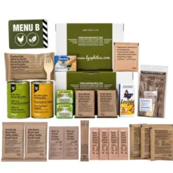 Ration militaire - Menu B Halal - 3000 Kcal