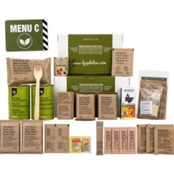 Ration militaire - Menu C Végétarien - 3000 Kcal