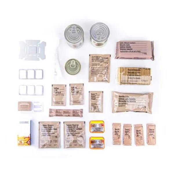 Ration militaire - Menu E Occidental - 3000 Kcal