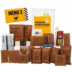 Ration OTAN MRE autochauffante 24H - Menu 3 - 3600 Kcal