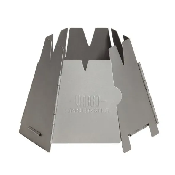 Réchaud à bois pliable Vargo Hexagon - Acier inoxydable
