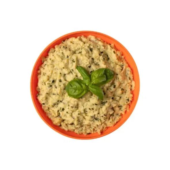 Risotto poulet, parmesan et basilic