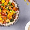 Riz et légumes façon barbecue - Grand format