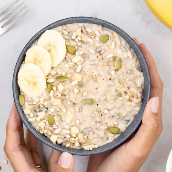 Riz soufflé à la banane - Grand format