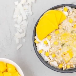 Riz soufflé à la mangue