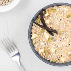 Riz soufflé à la vanille