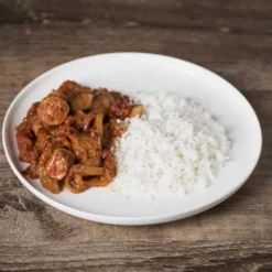 Rougail saucisses et riz
