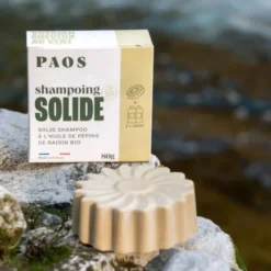 Shampooing solide PAOS - Huile de pépins de raison bio