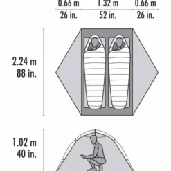 Tente de randonnée MSR Hubba Hubba HD - 2 personnes