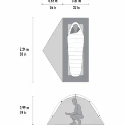 Tente de randonnée MSR Hubba Hubba LT - 1 personne