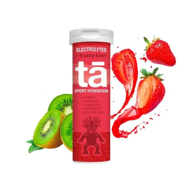 Tube de pastilles électrolytes TA Energy - Fraises kiwi