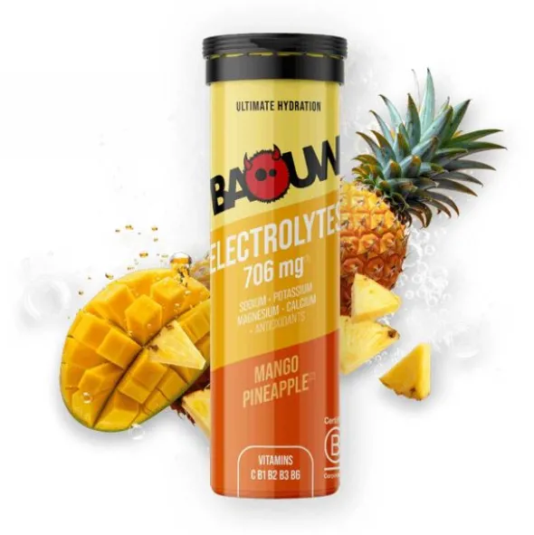 Tube de pastilles électrolytes Baouw - Mangue, ananas