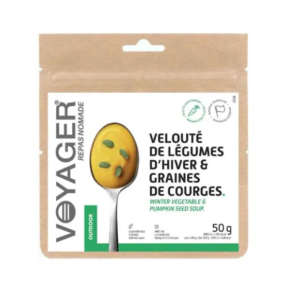 Velouté de légumes d'hiver & graines de courges